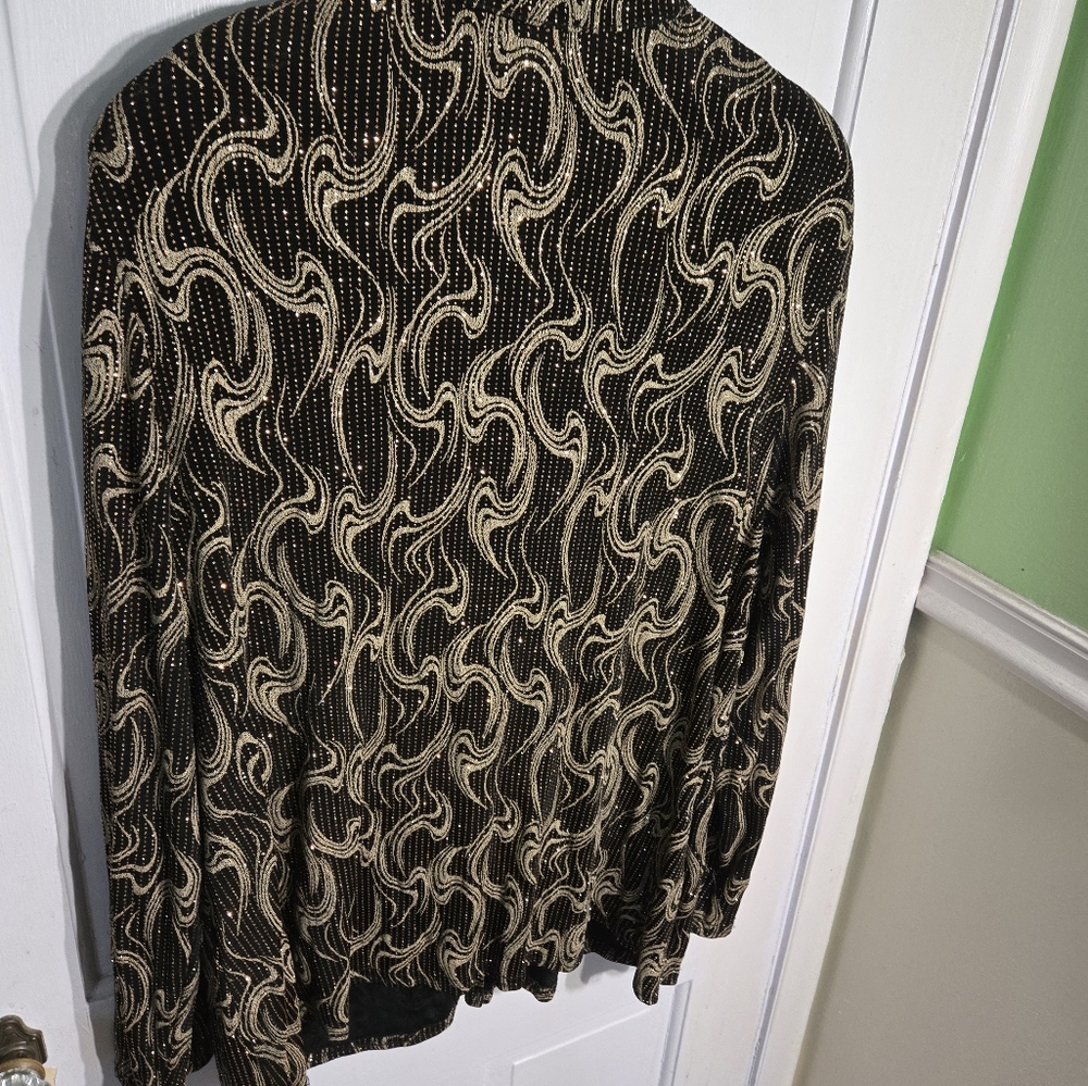 Jump Apparel Glittery Top Size 2X - Picture 5 of 6